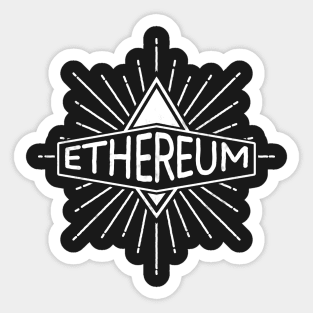 Ethereum Vintage Sticker